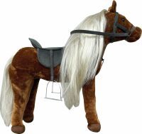 VEDES Großhandel GmbH - Ware Amia Plüschpferd Goldie, Sattelhöhe ca. 46 cm