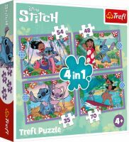 Trefl S.A. Lilo & Stitch 4in1 Puzzle 35/48/54/7 Teile