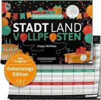 D & R Denkriesen GmbH STADT LAND VOLLPFOSTEN® - GEBURTSTAGS EDITION - Happy Birthday. - A4