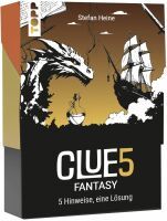 frechverlag GmbH CLUE5 #Fantasy. 5 Hinweise, nur eine Lösung. Das Trend-Quiz für deine Tasche