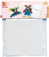 Malte Haaning Plastic A/S Hama® Bügelperlen Midi - 2er Set Stiftplatten im Beutel - 2x Multi Quadrat
