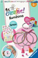 Ravensburger 25540 BeCreative Freundschaftsbändchen Kumihimo & Tattoos, DIY für Kinder ab 6 Jahren
