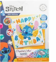 Craft Buddy Ltd. Crystal Art Grußkarte Stitch Birthday