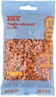 Malte Haaning Plastic A/S Hama® Bügelperlen Midi - Hellbraun 1000 Perlen.