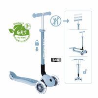 Globber Deutschland GLOBBER PRIMO FOLDABLE LIGHTS ECO blaubeere, mit Leuchtrollen