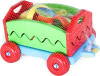 VEDES Großhandel GmbH - Ware Outdoor active Nachziehwagen mit Eimergarnitur, 6-teilig