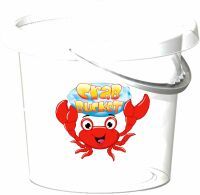 VEDES Großhandel GmbH - Ware Outdoor active Eimer transparent ''Krebs'', #20x19,5 cm
