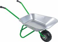 VEDES Großhandel GmbH - Ware Outdoor actve Schubkarre-Metall, silber/grün