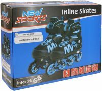 VEDES Großhandel GmbH - Ware New Sports Inliner schwarz/blau ABEC 7, Größe 31-34