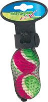 VEDES Großhandel GmbH - Ware Outdoor active Klettbälle, 2 Stück im Netz, # 4 cm