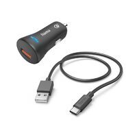 Hama Kfz-Schnellader m. USB-C Kabel (201615)