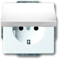 BUSCH JAEGER 20 EUK-84 - CEE 7/3 - 2P+E - White - 250 V - 16 A - 63 mm