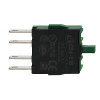 Schneider Electric ZB6E1B - Black - IP65 - 250 V - EN/IEC 60947-1 EN/IEC 60947-5-1 EN/IEC 60947-5-4 JIS C 4520 JIS C 852 UL 508 CSA C22.2 No 14 CCC... - 4 g - -25 - 70 °C