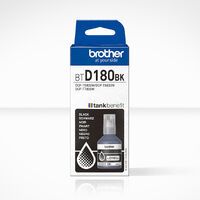 Patrone Brother BTD180BK Tintenflasche Schwarz ca.7500S (BTD180BK)