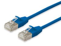 Equip Patchkabel Cat6A SlimFlex F/FTP 1.50m blau LSZH 2xRJ45 Polybeutel (606177)