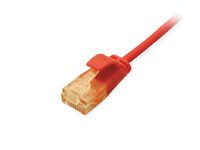 Equip Patchkabel Cat6A SlimFlex U/UTP 0.15m rot  LSZH 2xRJ45 Polybeutel (626200)