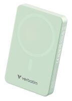 Verbatim Essential Power Bank magn.wirel. 10000mAh grün  32228 Mobile Stromversorgung