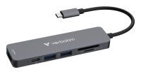 Verbatim USB-C Essentials Multi- Port Hub 6 Port/card read. 32156 Datenverteiler/Umschalter