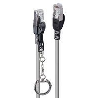 LINDY 1m Cat.6A S/FTP Sicherheitsnetzwerkkabel grau (47602)