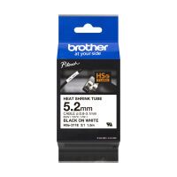 Brother SCHWARZ AUF WEIß 5,2MM L=1,5M (HSE211E SCHRUMPFSCHL)