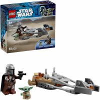 LEGO® Star Wars 75436 Der Mandalorianer und Grogu auf ihrem Speeder Bike