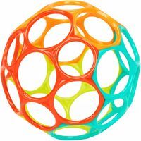 Kids2 Europe B.V. Bright Starts 12288 Oball Classic Easy-Grasp Toy - Orange/Teal