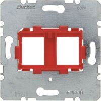 Berker ZENTRALPLATTE 2F.M.ROTER AUFN. (454101)