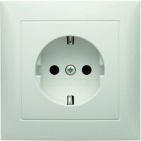 Berker SCHUKOSTECKDOSE+ABD.+BERÜHRUN. (47228989 GLÄNZEND S1)