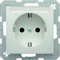 Berker 47508989 - Type F - White - Duroplast - IP20 - 250 V - 16 A