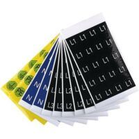 Weidmüller Gerätemarkierer Etikett 16 x 16 mm Gewebe acrylbeschichtet gelb SERV-P