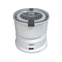 MELISSA Kartoffelschäler mit Salatschleuder / 1000 g Fassungsvermögen / 85 W / Weiß