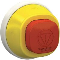 Schneider Electric BEL.NOTAUS FRON 24V 2LED WS/RT (ZB5AS84W3B)