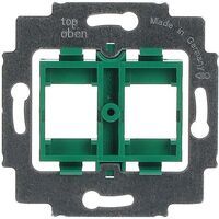 BUSCH JAEGER 1753-0-8048 - 2 x RJ-45 - Green - Metal - Plastic