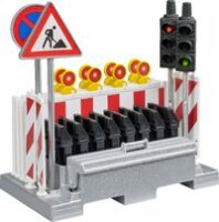 bruder 62009 Zubehör: Verkehrssicherungsset mit Ampeln