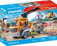 PLAYMOBIL 71750 Baustellen-LKW mit Kran