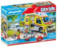 PLAYMOBIL 71202 Rettungswagen mit Licht und Sound