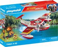 PLAYMOBIL 71463 Feuerwehrflugzeug mit Löschfunktion