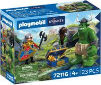 PLAYMOBIL 72116 Troll mit Löwenritterschatz