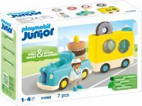 PLAYMOBIL 71702 Junior: Verrückter Donut Truck mit Stapel- und Sortierfunktion