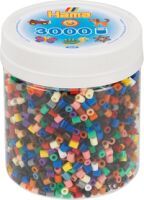 Malte Haaning Plastic A/S Hama® Bügelperlen Dose Volltonmix 3.000 Perlen.