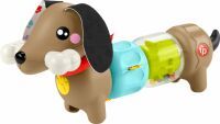 Mattel Fisher-Price FP Pets Klicken & Drehen Aktivitätshündchen Sensorikspielzeug mit feinmotorische