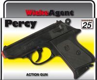 Sohni-Wicke 25er Agentenrevolver Percy ca. 15,8 cm, Box