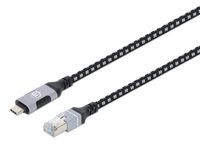 MANHATTAN USB-C auf Gigabit Ethernet-Netzwerkkabel 2m (394826)