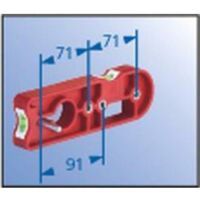 Kaiser Elektro 1190-65 - Torpedo level - Red - 148 g