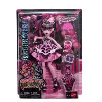 Mattel Monster High Scary Sweet Birthday Draculaura-Puppe im Partykleid mit Ballon und Geschenk