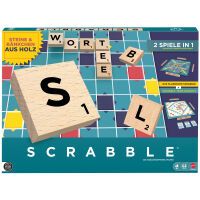 Mattel Scrabble Original Holz 2 in 1 (D)