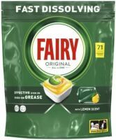 Multipack 4x Fairy Original All in One Spülmaschinentabs, Zitrone, 71 Tabs