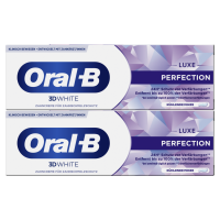 Oral-B 3D White Luxe Perfection Whitening Zahnpasta, Kühlende Minze, 2x75ml