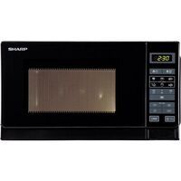 Sharp MIKROWELLE ELEKTR.  20L   800W (R242BKW      SCHWARZ)