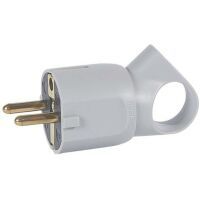 Legrand LEG 50324 Stecker mit Abzug grau